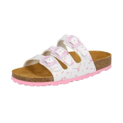 Imagen de Lico Bioline Flaminco, Mules Niñas, Blanco (Weiss/Rosa Weiss/Rosa), 34 EU