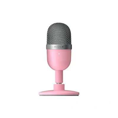 Imagen de Micrófono Razer Seiren Mini Quartz, USB, Para PC/Mac/PS4, 110 dB, Rosa