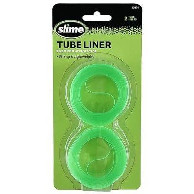 Imagen de Slime Protectores y Forros Planos para Tubo de Bicicleta, Ligeros, se Adapta a 12 26 x 1.5 2.125 Pulgadas, Prueba 2 neumáticos