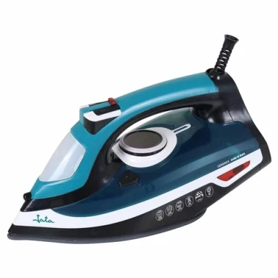 Imagen de Plancha de Vapor Jata JEPL1221, Déposito 350 ml, Golpe 160 g/min, vertical, Antigoteo, Azul