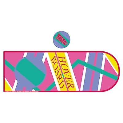 Imagen de FaNaTtik Back to the Future XL Juego de posavasos y almohadilla para hoverboard