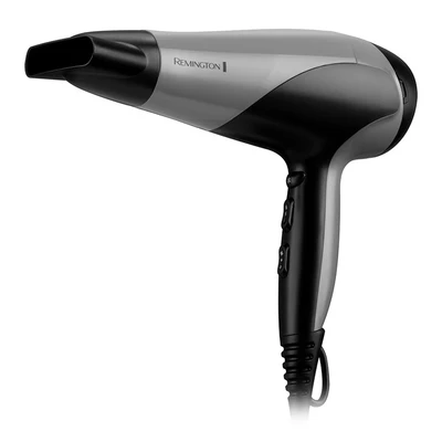 Imagen de Secador Remington Ionic Dry D3190S, 2200W, 3 niveles temperatura, 2 velocidades, Difusor incluido, Gris