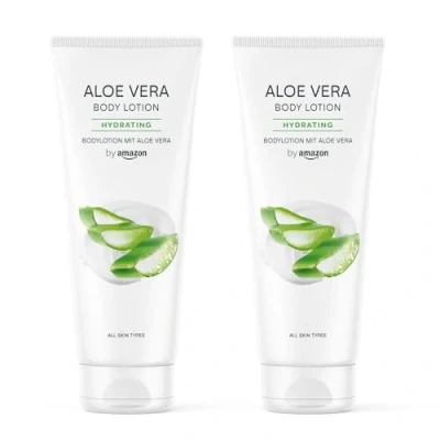 Imagen de by Amazon Loción corporal de aloe vera, 2 x 250 ml