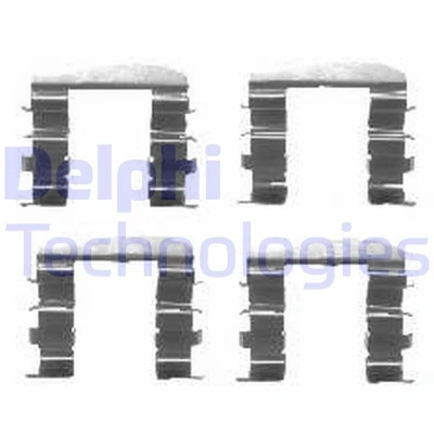 Imagen de DELPHI LX0461 Kit de accesorios, pastillas frenos OPEL: Corsa C Hatchback, HYUNDAI: ix35, KIA: CARENS 2, SOUL 2