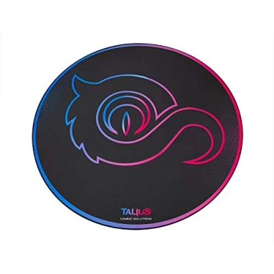 Imagen de Talius Floorpad Alfombra Gaming. Tela con Base Antideslizante, Resistente al Agua, Color Negro, Disponible en Dos tamaños (Redonda 1000mm)