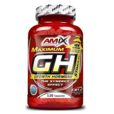Imagen de AMIX Suplemento Deportivo GH Maximum en 120 Cápsulas Contribuye a la Liberación de Natural Ayuda al Desarrollo y Recuperación Masa Muscular Alimenticio