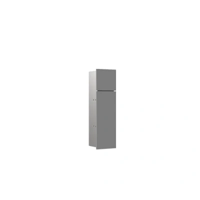 Imagen de Emco Accesorios &gt; para inodoros, Madera de ingeniería Acero Inoxidable, Diamante Gris Mate, Papier Oben