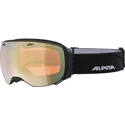 Imagen de ALPINA Big Horn QHM Gafas de esquí, Unisex Adultos, Black Matt, One Size