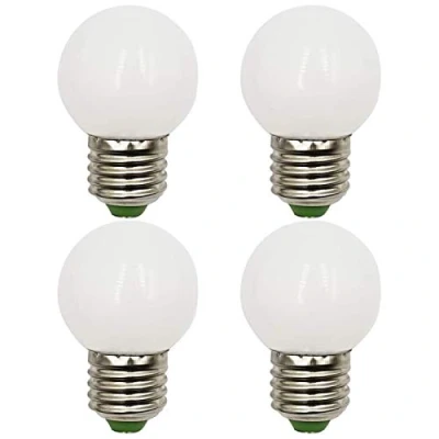Imagen de ZHENMING Bombilla LED E27, regulable, blanco cálido, 3000 K, 3 W, equivalente a 20 25 30 mini G45, 220 240 V, 4 unidades [multidirecciones]
