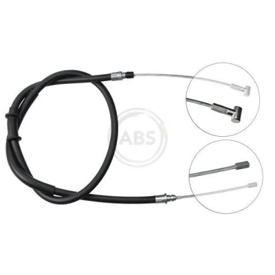 Imagen de A.B.S. K13286 Cable de Freno Mano 1390 Discos para dirección izquierda/derecha CITROËN: Jumper II Furgón, PEUGEOT: Boxer Bus, Furgón norauto,