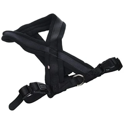 Imagen de Trixie 204101 Arnés Confort New Premium, 60 90 cm / 25 mm, Negro, L