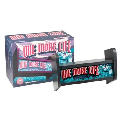 Imagen de Grupo Erik Lámpara Gamer pared Arcade One More Life Estanteria Con Soporte videojuegos escritorio l Accesorios Gaming, Decoracion habitación