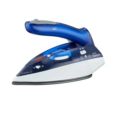 Imagen de Sytech Plancha de Vapor Viaje, 1100w. 110 220v., Azul