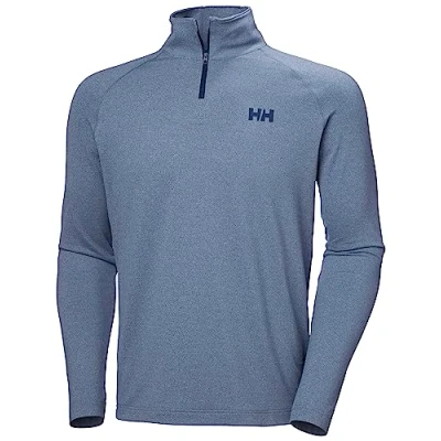 Imagen de Helly Hansen Hombre Camiseta Térmica Verglas Cremallera Cuello, 2XL, Océano