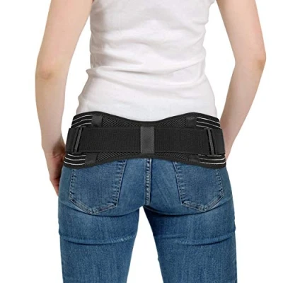 Imagen de Cinturón Sacroilíaco para Hombres y Mujeres, Soporte de la Articulación del con Correa Compresión el Alivio Dolor SI, Pelvis, Cadera, Ingle Espalda Baja