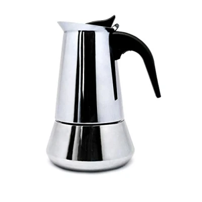 Imagen de Nerthus FIH 248 Cafetera Inducción 4 Tazas, Acero inoxidable, color Plata