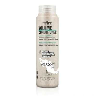 Imagen de LENDAN Acondicionador Volumen Terra Volume Conditioner 300 ml Maximiza el del Cabello sin Apelmazar Melena Suave Fortalece y Redensifica Antiencrespamiento Vegano