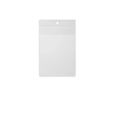 Imagen de Durable 230219 Fundas para información con agujero colgar A6, solapa protectora y perforación, 10 piezas
