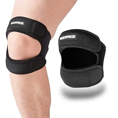 Imagen de Correa de soporte del tendón rotuliano (grande), Ortesis para Rodilla, Neopreno Ajustable Aliviar el Dolor Rodilla Correr, Artritis, Saltar, Recuperación Lesiones Tenis, L