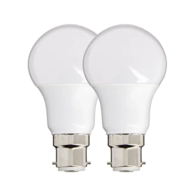 Imagen de Xanlite PACK2EB806G Lote de 2 bombillas LED A60 Culot B22 10 W Cons (60 Eq.) Bombilla estándar para oficina, habitación infantil, adulto, bebé, vivo, luz blanca cálida, 0