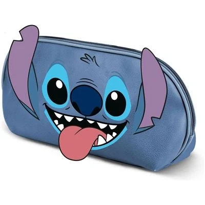 Imagen de Disney Lilo y Stitch Tongue Bolsa de Aseo Jelly Pequeña, Azul, 27 x 14 cm