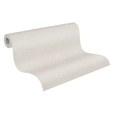 Imagen de Papel pintado Liso Hygge tejido no 10.05 m x 0.53 Beige Fabricado en Alemania de A.S. Création 363784 36378 4