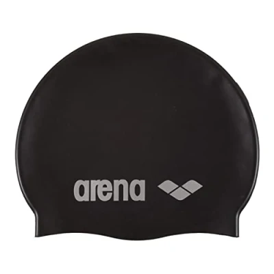 Imagen de ARENA Classic Silicone Gorro de Natación Unisex, para Mujeres y Hombres, con Borde Reforzado, Suave Resistente
