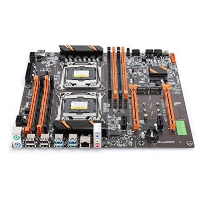 Imagen de Placa Base de Escritorio, para Juegos Inter X99 LGa 2011 con 2 NVME/6 SATA, 8 DDR4 RAM, Tarjeta Red Gigabit RJ45
