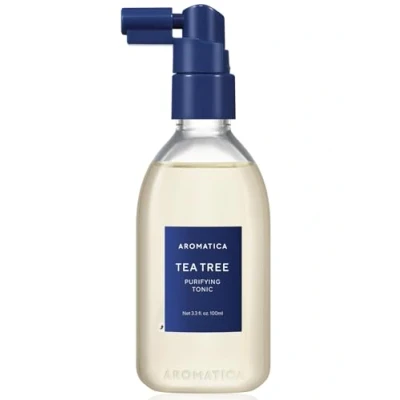 Imagen de AROMATICA Tónico purificante con árbol de té, Sin parabeno, silicona, sulfato