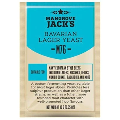 Imagen de Mangrove Jack&#039;s Manualidades SERIE Levadura M76 Bávaro Lager (10g)