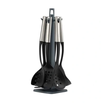 Imagen de Set utensilios cocina Jata HACC4624, Nylon y acero inoxidable