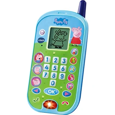 Imagen de Vtech Peppa Pig Teléfono de Juguete, Multicolor (80 523104)