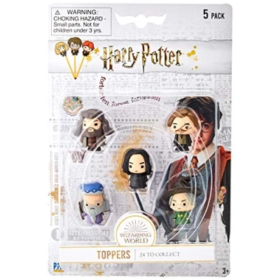 Imagen de Bizak Harry Potter Toppers Pack de 5, ponlo en tu lápiz, 24 personajes para coleccionar, surtido aleatorio personajes, producto recomendado a partir 3 años (64112040)