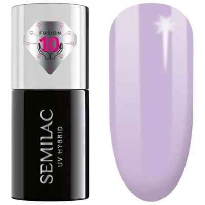 Imagen de SEMILAC Extend 5 in 1 Base Esmalte de uñas gel larga duración y fácil aplicar, perfecto para uso en casa manicura pedicura profesional, 811 Lavanda Pastel, 7 ml