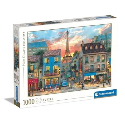 Imagen de Clementoni Van Dael Collection Streets of Paris Puzzle De 1000 Piezas, Rompecabezas Adultos, Entretenimento, 39820, Multicolor