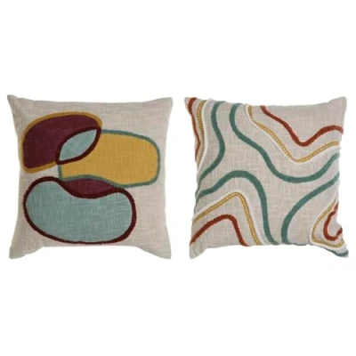 Imagen de Home ESPRIT Cojín Multicolor 45 x 15 cm (2 Unidades)