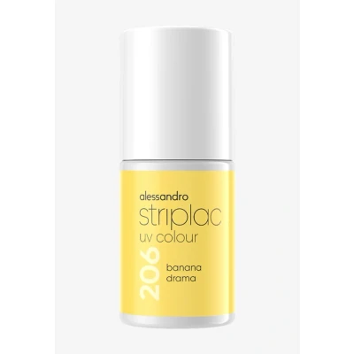 Imagen de alessandro Striplac Esmalte de uñas UV Banana Drama Opaco y resistente a los arañazos hasta 15 días Fácil aplicación Tecnología extracción suave Vegano Amarillo, 6,5 ml