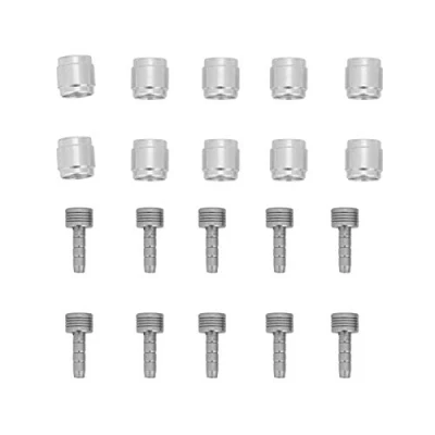 Imagen de 10 Juegos de Manguera Freno Disco hidr¨¢ulico Bicicleta, Conector Oliva, Inserto Aguja Aceite Acero Inoxidable para Pieza Repuesto AVID SRAM