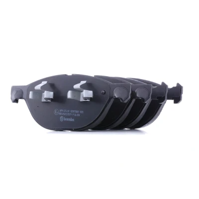 Imagen de BREMBO P 06 058 Juego de pastillas freno preparado para indicador desgaste con clip émbolo sin accesorios BMW: X5, X6