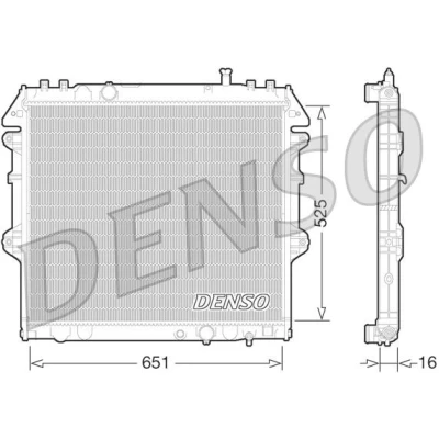 Imagen de DENSO DCN46015 Condensador con secador R 134 a