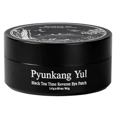 Imagen de Pyunkang Yul Parche para ojos inverso Black Tea Time: reduce los hinchados, líneas finas, bolsas debajo de ojos, humectante facial, revitalizante