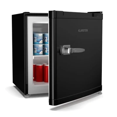 Imagen de Klarstein Irene Retro Mini Congelador, 31L, Diseño Compacto, Temp. Ajustable 24C A 10C, Eficiencia Energética C, Silencioso 38 Db, Evera Pequeña Para Espacios Reducidos