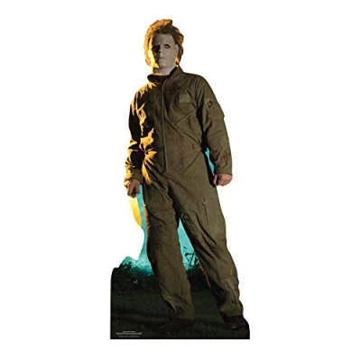 Imagen de STAR CUTOUTS Official Halloween with 191cm Tall SC2007 Michael Meyers, coleccionistas de Terror y Fans, Cartón, normal