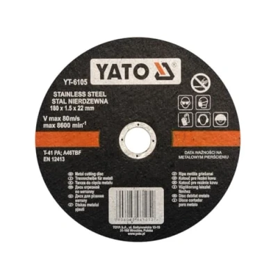 Imagen de YATO YT 6105 Disco lija, amolador angular 180mm 1.5mm