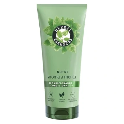 Imagen de Herbal Essences Acondicionador Nutritivo Con Aroma A Menta, 250 ml, Para Todo Tipo De Cabello, Ayuda Refrescar, Revitalizar Y Fortalecer, Vegano