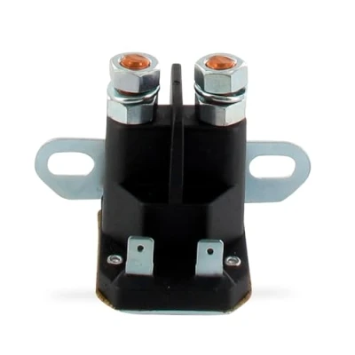 Imagen de Greenstar Relé de arranque Pieza repuesto adaptable para cortacéspedes autotransportados modelos Castelgarden &amp; Stiga Fijación lateral y conexión 2 terminales + enchufes