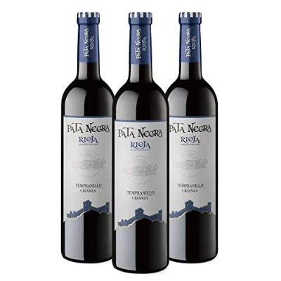Imagen de Pata Negra Crianza Vino Tinto D.O. Rioja Caja de 3 Botellas x 750 ml