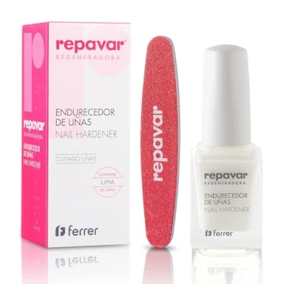 Imagen de Repavar Endurecedor de Uñas Tratamiento y Cuidado Manos Forma una Película Protectora que Aumenta la Dureza Flexibilidad Incluye Lima 15 ml