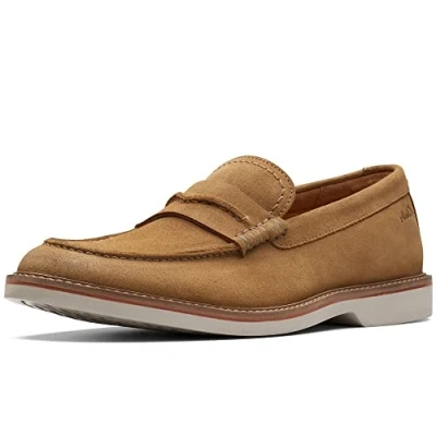 Imagen de Clarks Atticus LT Slip, Mocasín Hombre, Dark Sand Suede, 43 EU