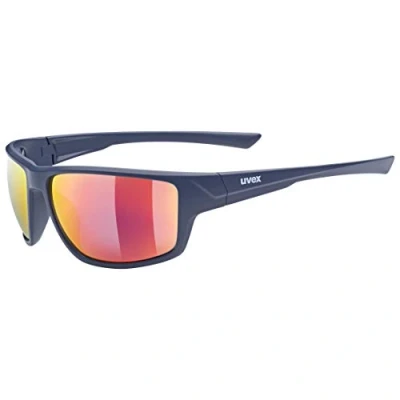 Imagen de uvex sportstyle 230, gafas deportivas unisex, de espejo, filtro cat. 3, blue matt/mirror red, one size